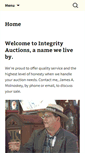 Mobile Screenshot of integrityauctions.biz